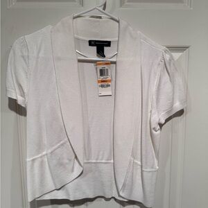 INC International Concepts White Bolero